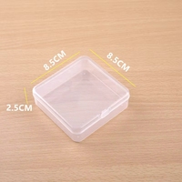 Boîte de rangement rectangulaire transparente en plastique GGDX Fuzhongqi, boîte creuse couverte en PP, kit d'accessoires pour composants électroniques