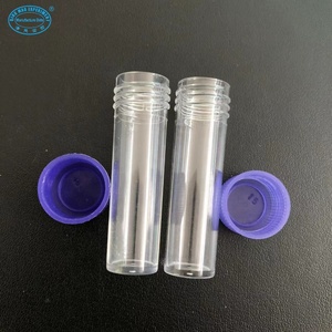 <span class=keywords><strong>Tube</strong></span> à <span class=keywords><strong>essai</strong></span> de laboratoire à fond plat en PP, 13*49mm, avec fond plat et embout à vis - Product Image 5