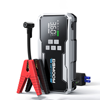 Démarreur de secours et batterie externe étanche personnalisé (ODM) pour moto et voiture avec gonfleur de pneus 1000A Courant de crête 12V