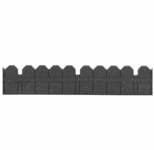 Bordo per Prato in Gomma Marrone con Supporto per Installazione - Product Image 1