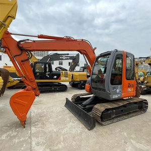 รถขุดฮิตาชิ ZX75 มือสองจากญี่ปุ่น ขนาด 7.5 ตัน ยอดขายดีจากโรงงาน พร้อมเครื่องยนต์ เกียร์ PLC รถขุดขนาดเล็กมือสอง - Product Image 1