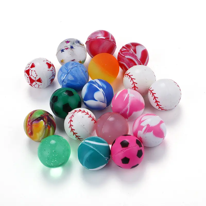 Bán buôn đầy màu sắc khuyến mại trẻ em 25mm nảy bóng Máy trứng đồ chơi chuyên dụng