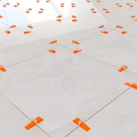 Accessoires de carrelage en céramique de niveau professionnel moderne, système de clips d'espacement de carrelage en PVC réutilisables pour le nivellement des carreaux de sol 1 mm