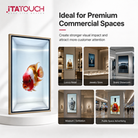 ITATOUCH Pantalla Publicitaria 3D Vertical de 32 y 55 Pulgadas sin Gafas, Pantalla de Señalización Espacial para Centros Comerciales, Museos y Comercios Minoristas