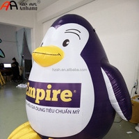 Pingouin géant gonflable personnalisé, personnage de dessin animé, thème de scène, activité, musée, exposition, centre commercial, événements d'ouverture, décoration