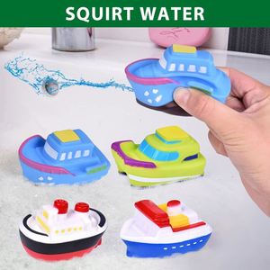 Juego de Barcos de Juguete Mejorado con Coches y 4 Juguetes de Baño con Mecanismo de Cuerda para Bebés, Niños Pequeños, Niños y Niñas - Product Image 5