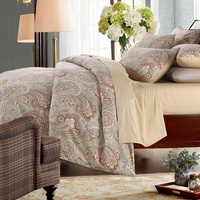 Parure de Lit en Coton Égyptien King Size avec Housse de Couette à Imprimé Géométrique Traditionnel – Vente en Gros