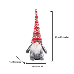 Poupées décoratives <span class=keywords><strong>de</strong></span> <span class=keywords><strong>Noël</strong></span> en peluche tricotée <span class=keywords><strong>de</strong></span> style nordique, poupées <span class=keywords><strong>de</strong></span> gobelins forestiers, décorations <span class=keywords><strong>de</strong></span> <span class=keywords><strong>Noël</strong></span> - Product Image 1