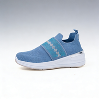 Chaussures de sport décontractées respirantes à enfiler pour la marche, la gym et la course à pied