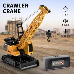<span class=keywords><strong>Grue</strong></span> à chenilles <span class=keywords><strong>télécommandée</strong></span> DWI Dowellin Large 9CH en alliage 2,4 GHz, Véhicules de construction RC pour enfants - Product Image 6
