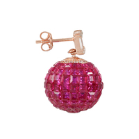 Boucles d'oreilles avec strass en cristal coréen pour femmes, vente en gros, bon marché, 2022