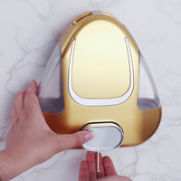 Distributeur mural de savon liquide à pression grande capacité pour shampoing, gel douche et désinfectant pour les mains