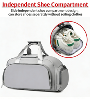 Sac de voyage d'affaires à prix abordable, sac de sport personnalisé avec logo, sac de week-end pour voyageur, sac de rangement, nombreux styles en stock, sac fourre-tout pour fitness et yoga