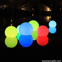 Ballon de plage Led pleine grandeur imperméable à l'eau 16 couleurs changeantes décoration extérieure boule de lumière Led