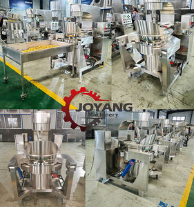 สายการผลิตป๊อปคอร์นคาราเมลหวานเชิงพาณิชย์ทำจากสแตนเลสใช้แก๊สอัตโนมัติสำหรับอุตสาหกรรม - Product Image 2