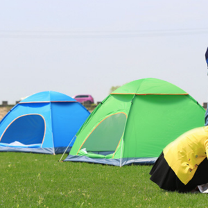 Tente de <span class=keywords><strong>camping</strong></span> d'extérieur pliable automatique à ouverture rapide, revêtement argenté anti-UV, imperméable 1000 mm, portable pour la plage, directement de l'usine - Product Image 3