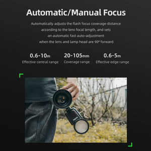 Flashs professionnels pour appareil photo <span class=keywords><strong>Godox</strong></span> V1, <span class=keywords><strong>V1c</strong></span>, V1n, V1s, V1f, V1o, V1p, TTL, HSS, batterie Li-ion, <span class=keywords><strong>flash</strong></span> Speedlite pour Fuji Pentax - Product Image 5