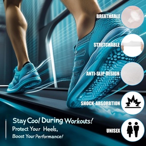 Solette in Gel di Silicone Protezioni per Talloni per Talloni Screpolati Speroni Calcaneari Fascite <span class=keywords><strong>Plantare</strong></span> - Product Image 4