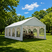 Tente de réception dôme abri de fête, vente en gros d'usine, haute qualité, 20x20 pieds, auvent extérieur pour événements, à vendre