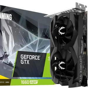 ZOTAC GeForce GTX 1660 슈퍼 6GB GDDR6 192 비트 울트라 컴팩트 ZT-T16620F-10L 게임 그래픽 카드