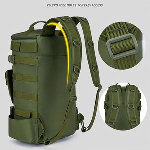 Bolsa de Pesca Resistente al Agua, Equipo y Accesorios de Pesca con Gran Espacio de Almacenamiento, Mochila de Pesca para Actividades al Aire Libre - Product Image 3