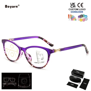 Lunettes de lecture progressives multifocales anti-lumière bleue Boyarn pour femmes, pour regarder de près et de loin, pour presbytes et pour ordinateur - Product Image 4