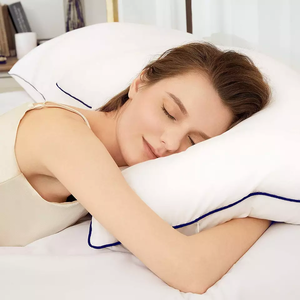快適な睡眠のためのOEMファクトリーホテルコレクション100% ポリエステル繊維卸売ベッド枕 - Product Image 4
