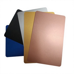 Op maat gemaakte lasergravure logo <span class=keywords><strong>service</strong></span> 86*54MM blanco gezandstraalde geanodiseerde aluminium naamplaten en metalen platen - Product Image 3