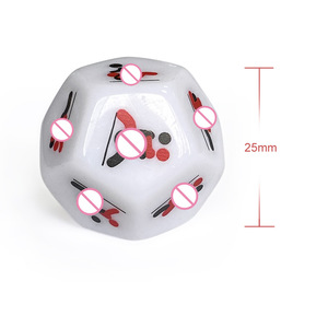 Juego de Dados Sexuales para Adultos, 6 Piezas, F4440, Luminosos en Inglés, para Parejas, Juguete Sexual para Coquetear - Product Image 5