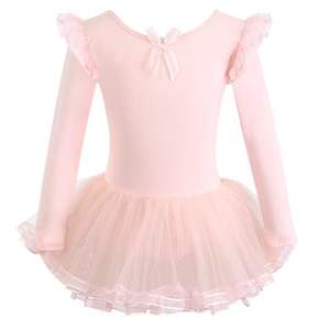 Vestido de Tutú Rosa de Princesa para Niñas, Disfraz de Baile para Actuaciones de Ballet Infantiles - Product Image 3