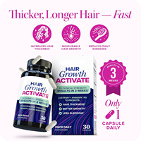 Capsules de vitamines DHT Blocker pour une croissance capillaire plus épaisse et plus volumineuse, avec biotine, palmier nain, zinc et cuivre |   Réduire la chute des cheveux et favoriser la croissance capillaire