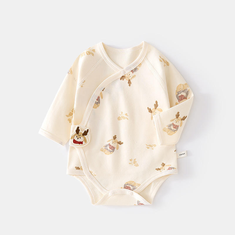 Beige (large antler deer design bodysuit)
