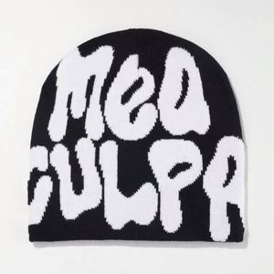Gorro de Punto con Estampado Digital de Diseño 2024, para Hombre y Mujer, de Lujo, Mea Culpa Y2k, Unisex, Ajustable, Cálido - Product Image 6