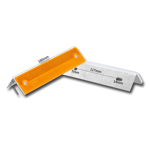 Delimitadores de Tráfico de Aluminio Súper Brillantes, Resistentes a la Intemperie IP68, Reflectores de Barandilla y Marcadores de Carretera de Larga Duración, Sin Necesidad de Energía - Product Image 1