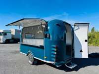 Cuisine mobile de restauration rapide, bar à café et bar à bière, modèle classique personnalisé en acier inoxydable