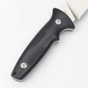 Cuchillo de Camping de Alta Calidad Marca HK, Hoja de Acero Inoxidable con Mango G10, 305 mm de Longitud Total, Portátil para Uso en Exteriores, OEM/ODM - Product Image 4