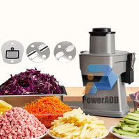 Restaurant Groentesnijder Commerciële Automatische Uienfruit-En Hakselsnijmachine