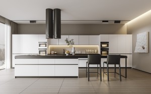 Ensemble de meubles de maison italiens Armoire de <span class=keywords><strong>cuisine</strong></span> en bois et meubles de <span class=keywords><strong>cuisine</strong></span> pour le salon - Product Image 2