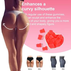 Oem Odm Op Planten Gebaseerde Curvy Body Gummies Voor Vrouwen-Natuurlijke Hip & Booty Enhancer, Training Supplement - Product Image 2