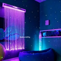 Équipement d'entraînement sensoriel visuel apaisant et coloré, fibre optique LED, fibres tactiles pour salle sensorielle, pour enfants autistes, salle de jeux sensorielle