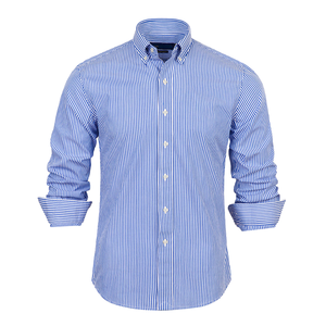 Robe longue à manches longues pour homme, marque de créateur, vintage, respirante, de haute qualité, imprimé animal brodé, polyester/coton - Product Image 1