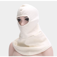 Housse de casque ignifuge, masque facial résistant au feu, combinaison de protection contre les vapeurs en aramide épaissi isolant haute température de niveau A