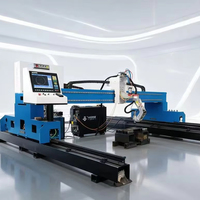 Découpeuse plasma industrielle à portique CNCColgar avec fonction de chanfreinage, machine de découpe de plaques métalliques de haute précision, certifiée CE