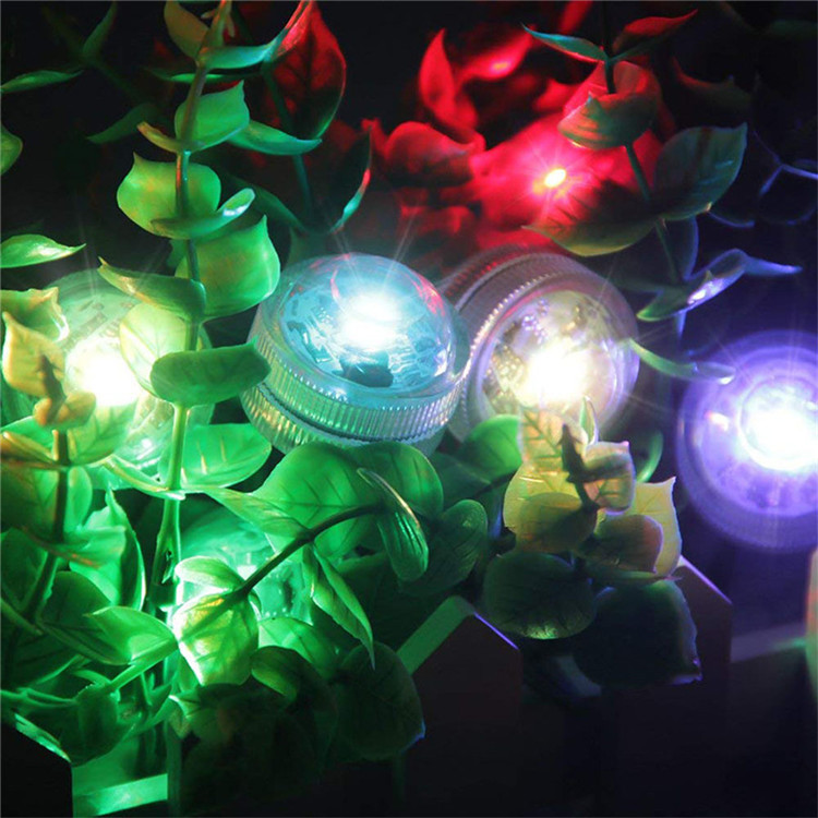 Lot De 3 Lumières LED Submersibles – Télécommande RVB – Étanche IP68 – Piles Incluses – Pour Piscine, Vase, Fêtes