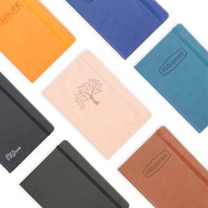 Lujo Pu cuero Tapa dura negocios Logo papelería cuaderno personalizado y bolígrafo cuaderno de regalo - Product Image 6
