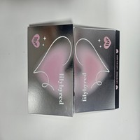 Offre Spéciale – Boîte Cosmétique Vide en Carton Durable à Motif Cœur Rose Élégant pour Maquilleurs – Palette de Recharge Personnalisable