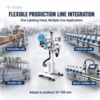 Cabezal de Etiquetado Automático para Línea de Producción de Cintas Transportadoras, Equipo de Etiquetado Autoadhesivo para Cajas, Cartones y Tarjetas