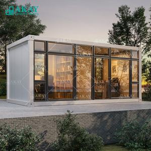 AKAY Maison préfabriquée moderne de luxe Bureau Modulaire Maison conteneur détachable Maisons portables avec logement intégré - Product Image 1