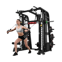 Équipement de fitness complet pour la salle de sport, rack à squats en acier, machine Smith, entraînement des jambes, de la poitrine et des épaules, multifonction, utilisation à domicile