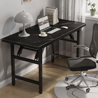 Table pliante moderne en noyer clair Mobilier de bureau peu encombrant pour le salon, la maison, la cuisine et la chambre à coucher